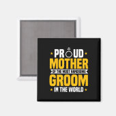 Mutter der hübschesten Hochzeitsmutter Magnet (Vorderseite/Rückseite)