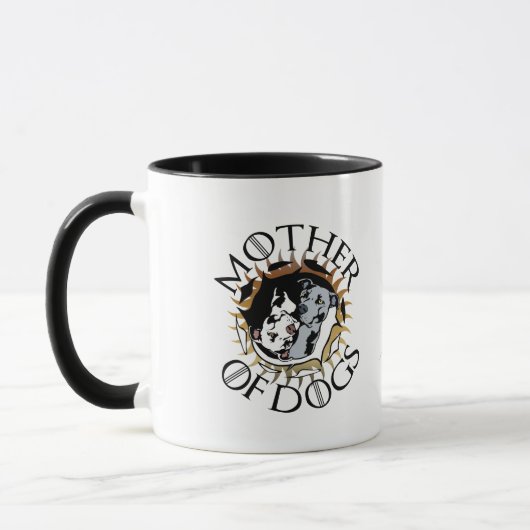 Mutter der Hundekaffee-Tasse Tasse (Links)