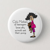 Mütter der Jugendlicher Button (Vorderseite)
