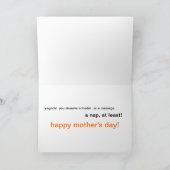 Mutter der Jungen Karte (Innenseite)