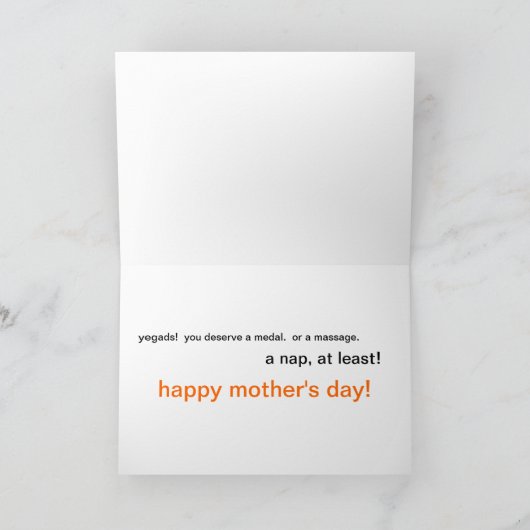 Mutter der Jungen Karte (Innenseite)