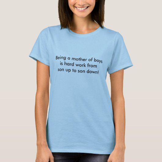 Mutter der Jungen T-Shirt (Vorderseite)