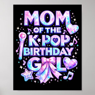Mutter der K-Pop-Birthday-Girls Koreanische Musik Poster