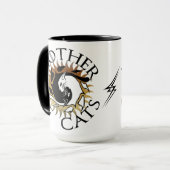 Mutter der Katzen-Kaffee-Tasse Tasse (Vorderseite Links)
