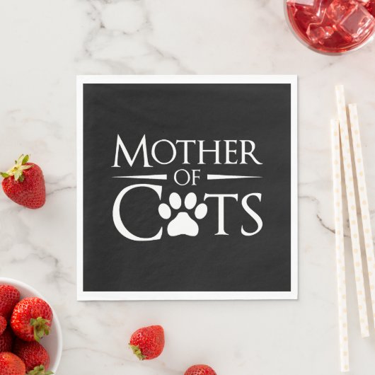 Mutter der Katzen Serviette (Beispiel)