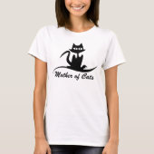Mutter der Katzen T-Shirt (Vorderseite)