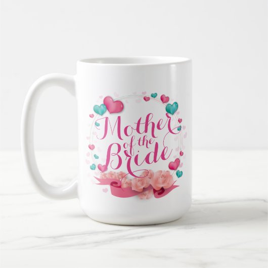 Mutter der klassischen Bride Candy Hearts Tasse (Links)