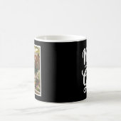Mutter der Mädchen Brush Script 1 Benutzerfoto Sch Kaffeetasse (Mittel)