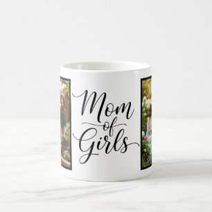 Mutter der Mädchen Elegantes modernes Skript 2 Fot Kaffeetasse