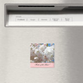 Mutter der Magnete Blossom Blume Rosa Magnet (In Situ (Geschirrspüler))