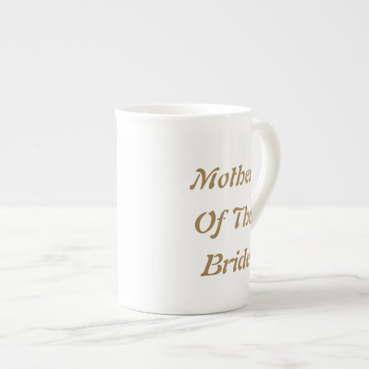 Mutter der Mama Goldweiße Gabe Gefallen Porzellantasse (Vorderseite Rechts)