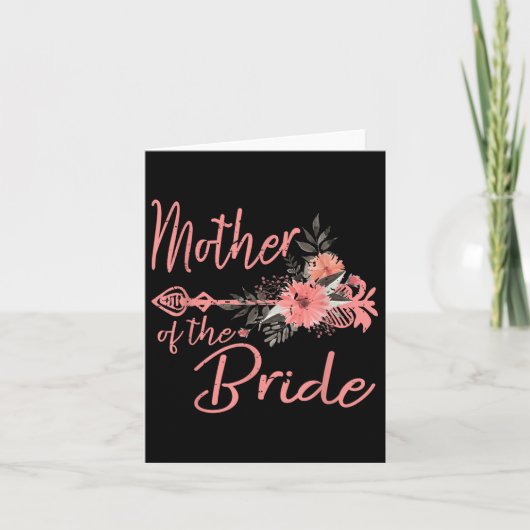 Mutter der Mama Hochzeit Karte (Vorderseite)