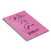 Mutter der Minimalistischen Lilac Custom Notizblock (Rechte Seite)