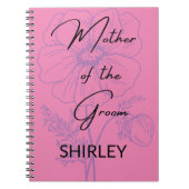 Mutter der Minimalistischen Lilac Custom Notizblock (Vorderseite)