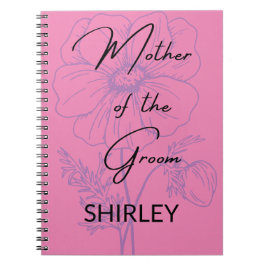 Mutter der Minimalistischen Lilac Custom Notizblock