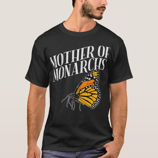 Mutter der Monarchen l Funny Entomology T-Shirt (Vorderseite)