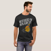 Mutter der Monarchen l Funny Entomology T-Shirt (Vorne ganz)