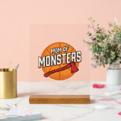 Mutter der Monster Vintage Basketball-Mutter Desig Acrylschild (Hochzeit)