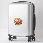 Mutter der Monster Vintage Basketball-Mutter Desig Aufkleber (Koffer)