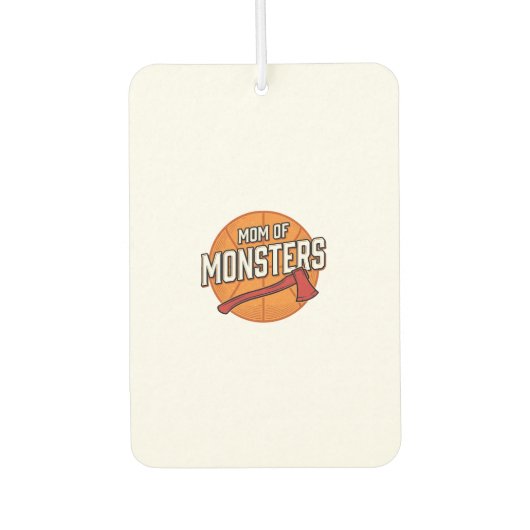 Mutter der Monster Vintage Basketball-Mutter Desig Autolufterfrischer (Vorderseite)