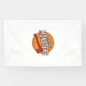 Mutter der Monster Vintage Basketball-Mutter Desig Banner (Horizontal)