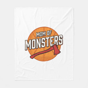 Mutter der Monster Vintage Basketball-Mutter Desig Fleecedecke