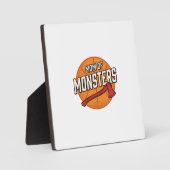Mutter der Monster Vintage Basketball-Mutter Desig Fotoplatte (Vorderseite)