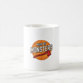 Mutter der Monster Vintage Basketball-Mutter Desig Kaffeetasse (Mittel)