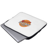 Mutter der Monster Vintage Basketball-Mutter Desig Laptopschutzhülle (Vorne Knopf)