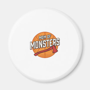 Mutter der Monster Vintage Basketball-Mutter-Desig Magnet