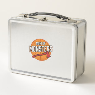 Mutter der Monster Vintage Basketball-Mutter Desig Metall Brotdose