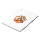 Mutter der Monster Vintage Basketball-Mutter Desig Notizblock (Rotiert)