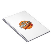 Mutter der Monster Vintage Basketball-Mutter Desig Notizblock (Rechte Seite)