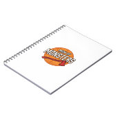 Mutter der Monster Vintage Basketball-Mutter Desig Notizblock (Linke Seite)