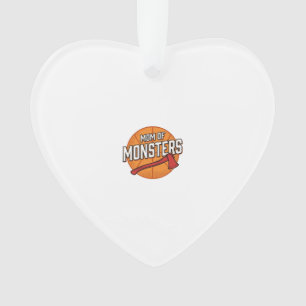 Mutter der Monster Vintage Basketball-Mutter Desig Ornament
