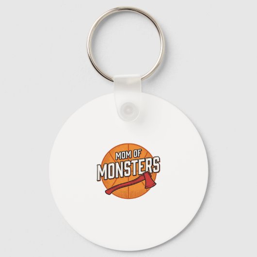 Mutter der Monster Vintage Basketball-Mutter Desig Schlüsselanhänger (Vorderseite)