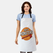 Mutter der Monster Vintage Basketball-Mutter Desig Schürze (Getragen)