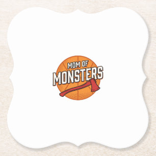 Mutter der Monster Vintage Basketball-Mutter Desig Untersetzer