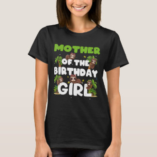 Mutter der Party-Familie des Geburtstags-Girl Slot T-Shirt