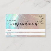 Mutter der Pearl Business Appointment Cards Terminkarte (Vorderseite)