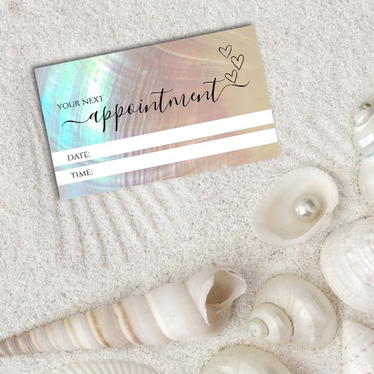 Mutter der Pearl Business Appointment Cards Terminkarte