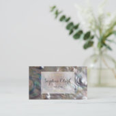 Mutter der Pearl Business Card Visitenkarte (Stehend Vorderseite)