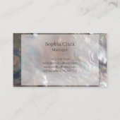 Mutter der Pearl Business Card Visitenkarte (Rückseite)