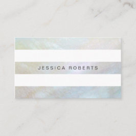 Mutter der Perlen Elegantes einfaches Muster Visitenkarte