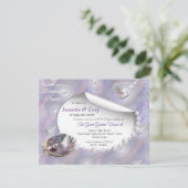 Mutter der Perlen Feier Einladung (Stehend Vorderseite)