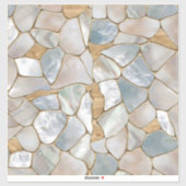 Mutter der Perlen- und Goldzellen abstrakt Aufkleber (Blatt)