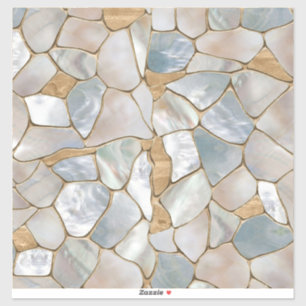 Mutter der Perlen- und Goldzellen abstrakt Aufkleber