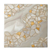 Mutter der Perlen- und Goldzellen Abstrakt Fliese (Vorderseite)