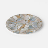 Mutter der Perlen- und Goldzellen abstrakt Pappteller (Schrägansicht)