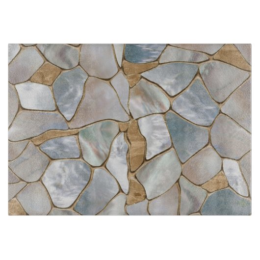 Mutter der Perlen- und Goldzellen abstrakt Schneidebrett (Vorderseite)